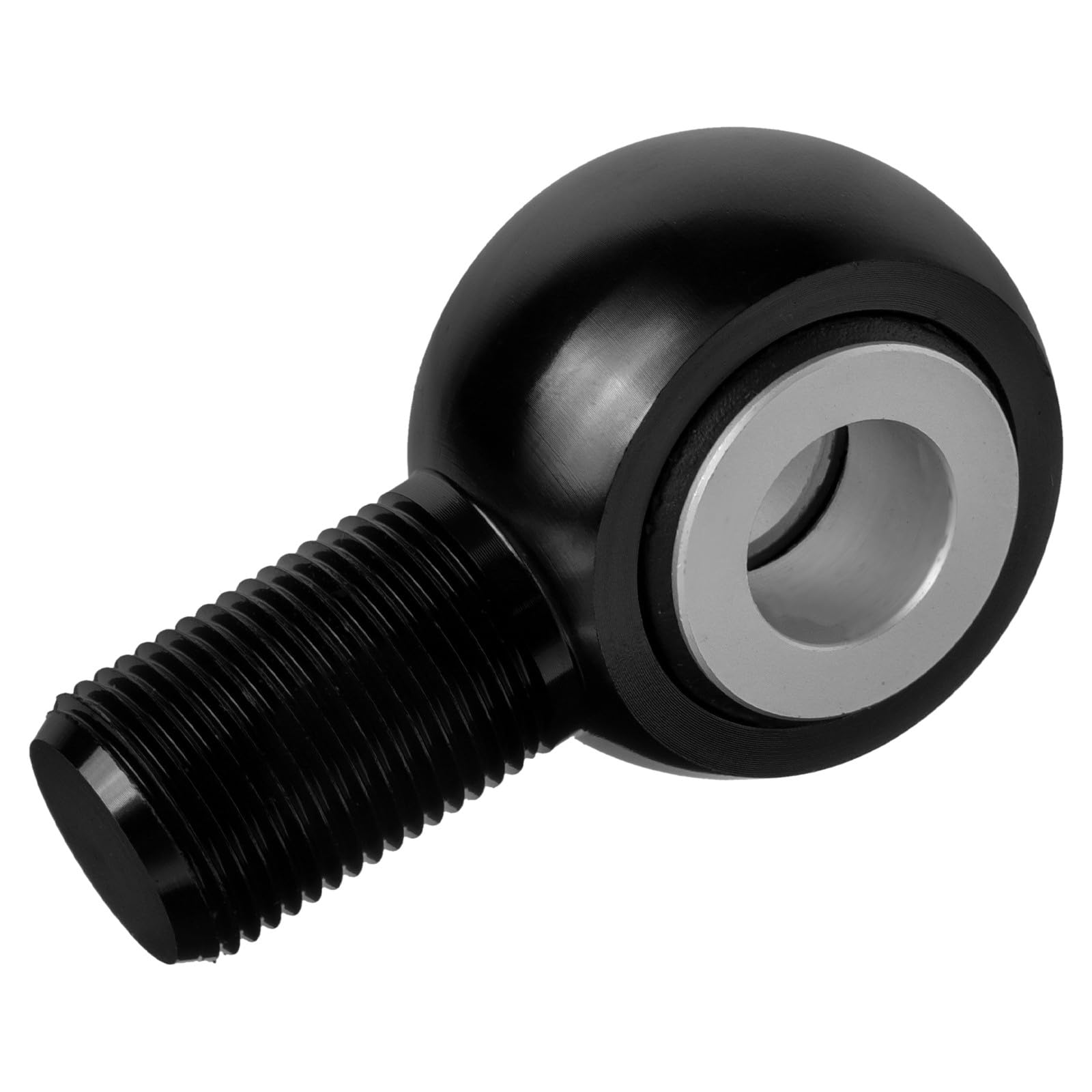 Baluue Adaptador de Amortiguador Trasero para Motocicleta en Hierro Negro Extremo Redondo, Resistente y Práctico para Mejorar la Absorción de Impactos en Motos