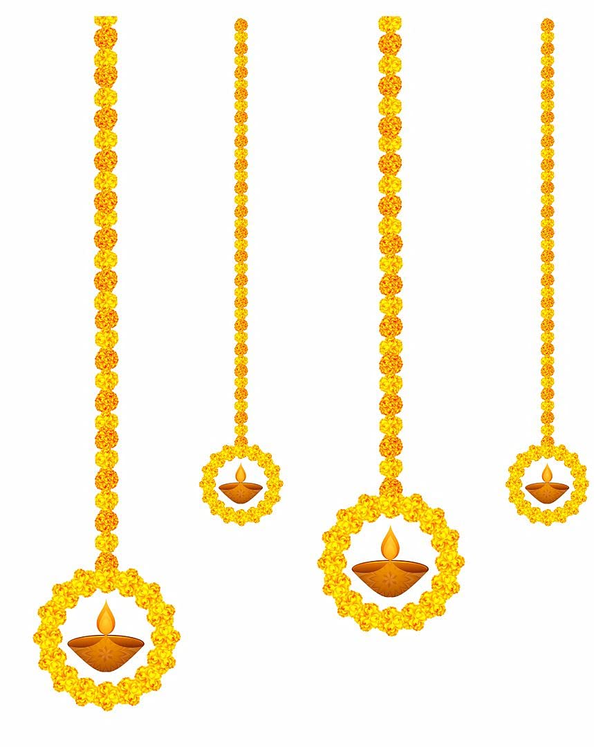CVANU Beautiful Floral and Diyas Printed Wall Sticker Specially for Diwali Decoration(Pack of 4) Size 90cmx60cm (B09HTXLWX3) Amazon Price History, Amazon Price Tracker