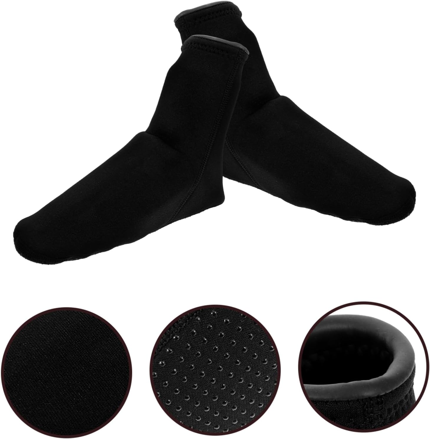 1pair Neoprene Diving Socks for Men and Women Anti-Slip Water Socks for Swimming Snorkeling and Beach Sports Warm and Comfortable Protection for Water Activities