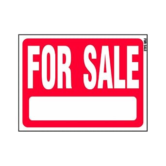 Hy-Ko Products RS-604, 18" by 24", Red Sale Plastic Lawn Sign
