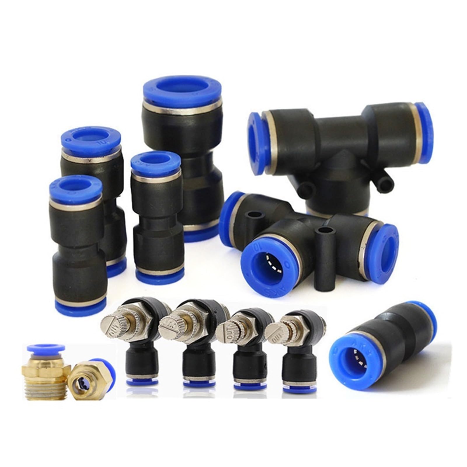 Connettori Rapidi Per Tubi Aria Acqua Raccordi Pneumatici Push-in - Foto 6