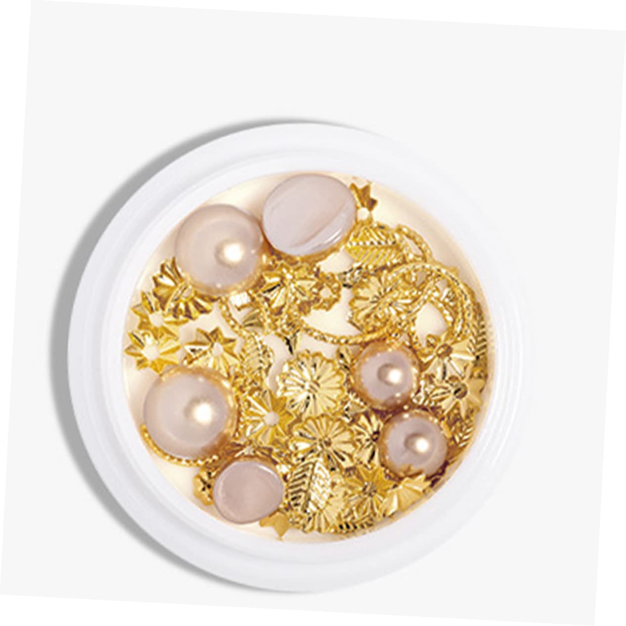 Beatifufu Nail Rivet Decoration Manicure Metal Ornaments Nail Jewelry for Women Nail Art Dec