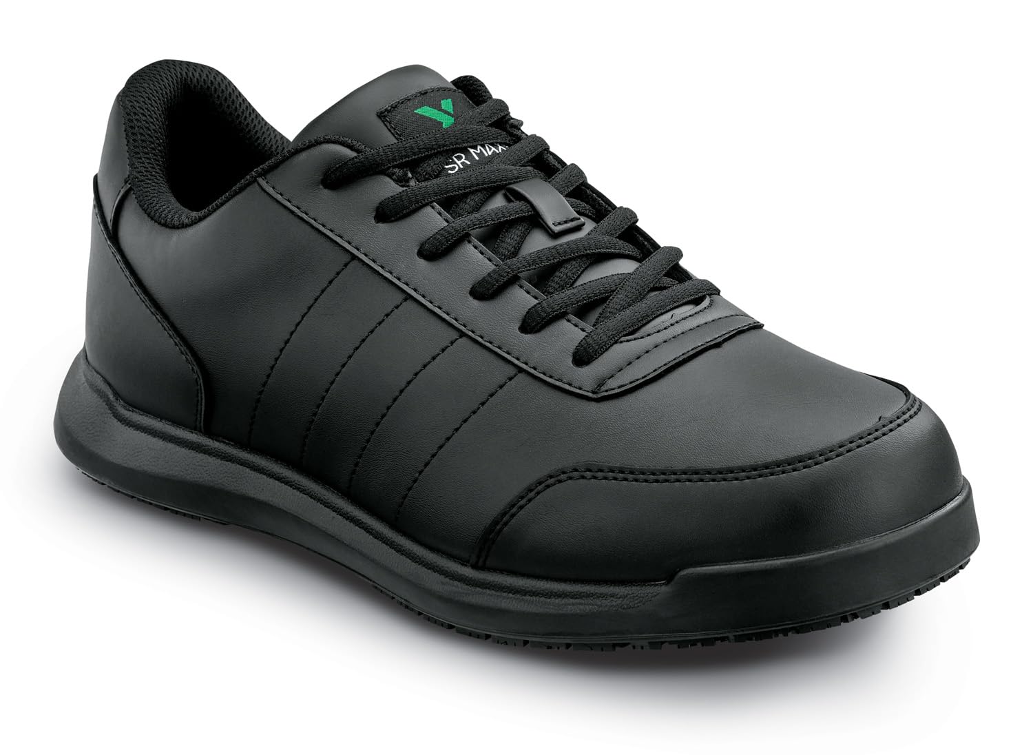 SR Max Maxton II, Men's, Black, Soft Toe, MaxTrax Slip Resistant, Low Athletic, Work Shoe (11.0 M)