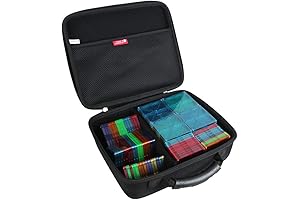 Hermitshell Hard Travel Case for PicassoTiles/Playmags 100-Piece Magnet Building Tiles with Black Finish