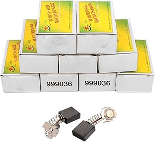 Aexit 10 Pairs Mounts & Accessories 40x17x15x6mm Carbon Brushes Power Tool for Electric Hammer Accessories Drill Motor