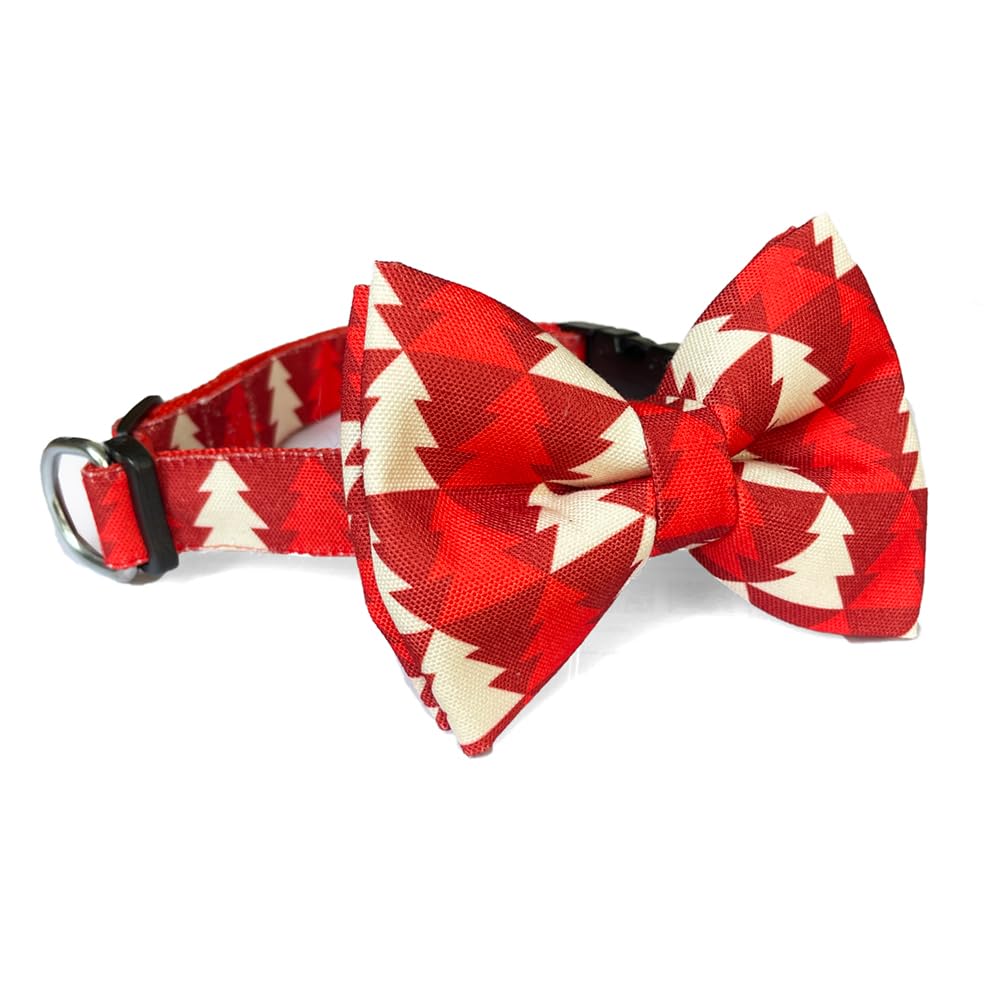 That Dog In Tuxedo Christmas Dog Bow Tie Collar -Adjustable and Durable Dog Bowtie for Christmas/Holiday Season (XL, Xmas Pine - Red) (B0CNZW4TTZ) Amazon Price History, Amazon Price Tracker