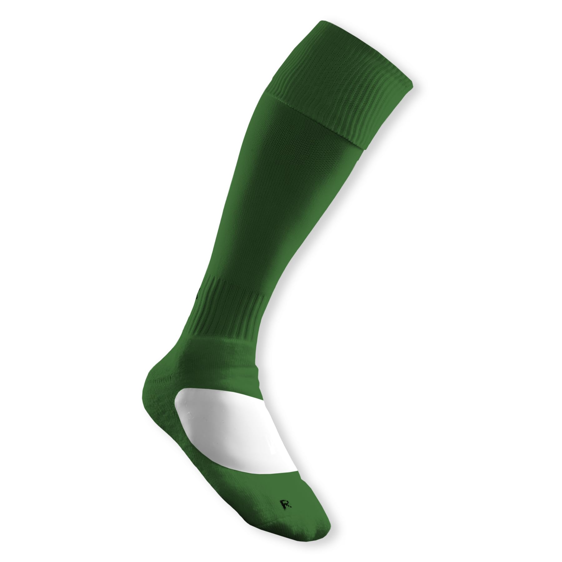 MetasoxClub Classic Metatarsal Protection Football Socks (Medium, Green)