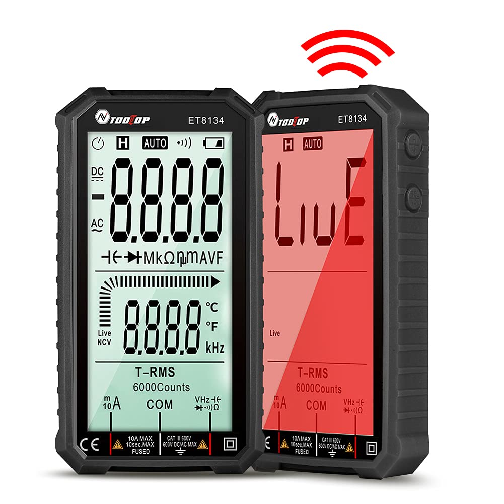Volt Meter Seesii 4.7 Inch LCD Multimeter Direct Current