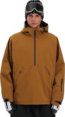 GSOU SNOW Mens Snow Jacket Womens Baggy Snowboard Ski Jacket Waterproof