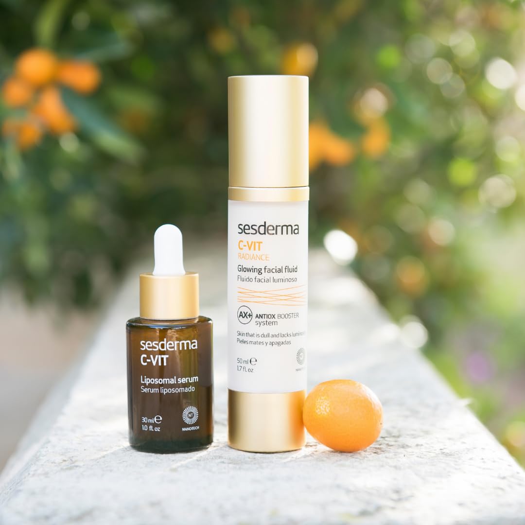 SESDERMA C-VIT Liposomales Serum 30 ml Mit Vitamin C Für Das Gesicht | Antioxidative Pflege für einen strahlenden, ebenmäßigen Teint