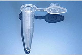 MTC Bio C2000 Sure Seal S Microcentrifuge Tube with Attached Cap, Clear, Sterile, 1.5 ml Capacity (Pack of 500)