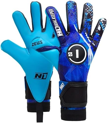 Miniatura 2 de N1 Goalkeeper gloves Zeus UGT+. Guantes de fútbol ultraligeros con corte híbrido roll-negativo y látex alemán UGT+ Palm. Guantes de portero de