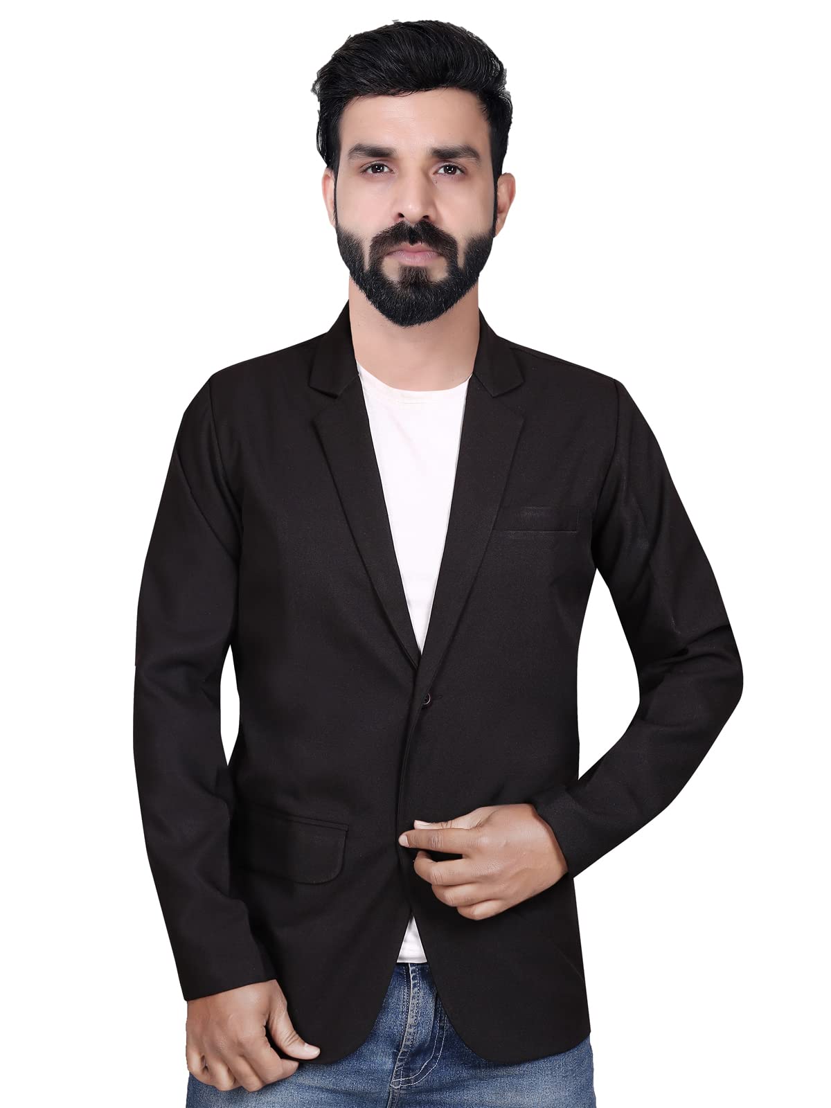 Men's Slim Fit Single Breasted Blazer