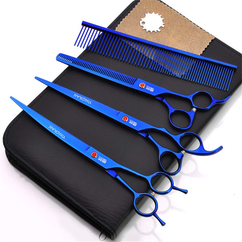 Buy Dog Grooming Scissors Kit Cutting scissor/Thinning scissor/Curved