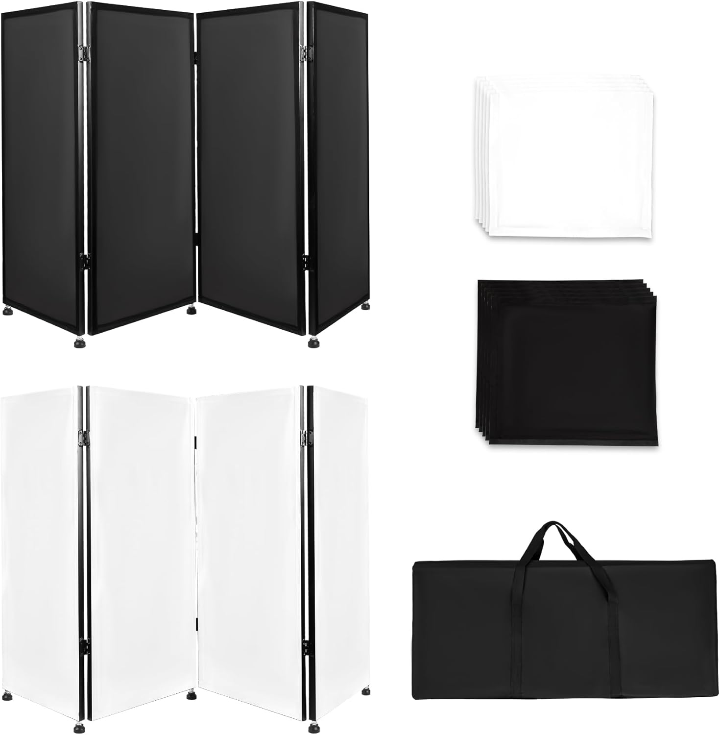 Amazon.com: Neoaider Portable DJ Facade Booth with Carry Bag, DJ Event ...