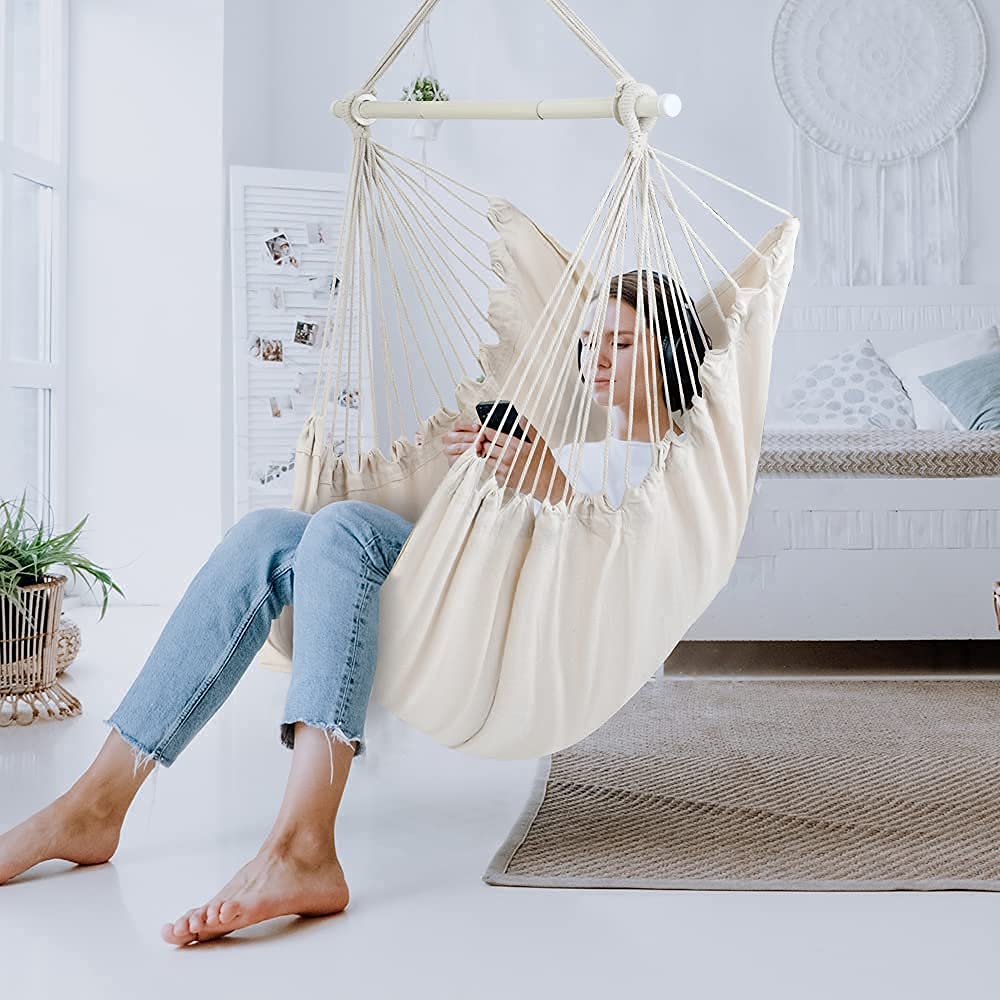 Songmics On Cloud Hammock Chair Bean Bag Chair SONGMICS Hanging
