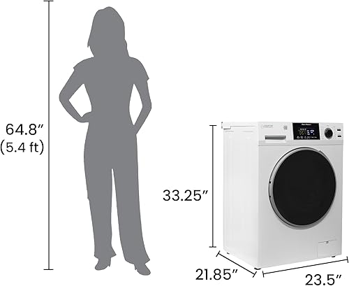 Miniatura 6 de Equator Compact Washer 1.6cf15lbs PET CYCLE 15 programas 110V (blanco)