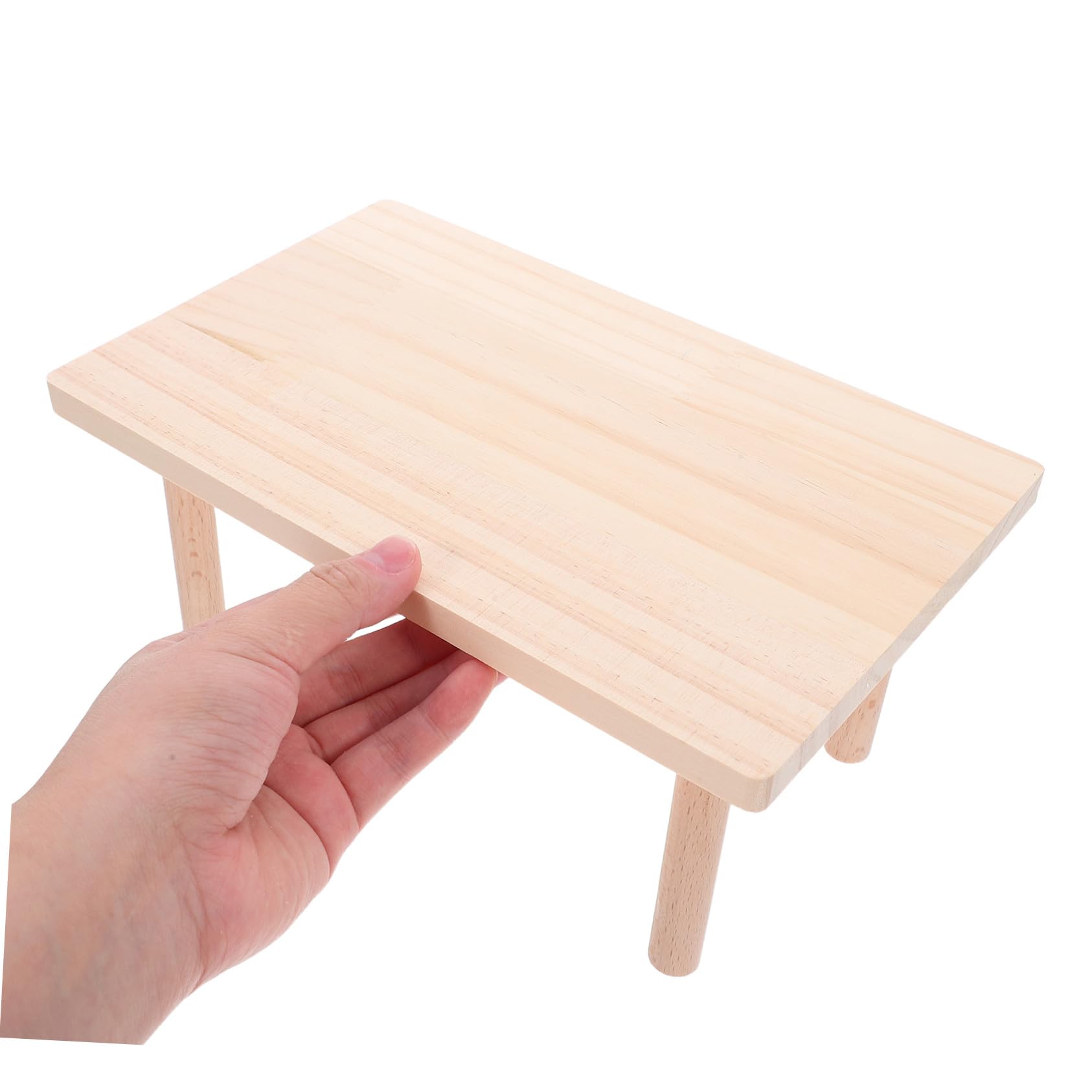 UPKOCH 2 Stück Holzplattform für Hamsterkäfig Kletter Spielplattform aus Massivem Holz Dicke Nagersichere für Zwerghamster Eichhörnchen Kleine Haustiere Dekoratives Landschaftsspielzeug