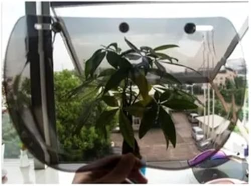 Miniatura 3 de Universal 3 botones a presión retro motocicleta burbuja visera escudo viento lente PC lente vintage abierto casco con marco conjunto plateado