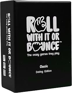 Roll With It or Bounce Dating Edition - A Hilarious Red Flags Card Game & Conversation Starter For Friends, Families & Couples | Fun Pregames For Adult Parties & College | Dares & Challenges For Teens