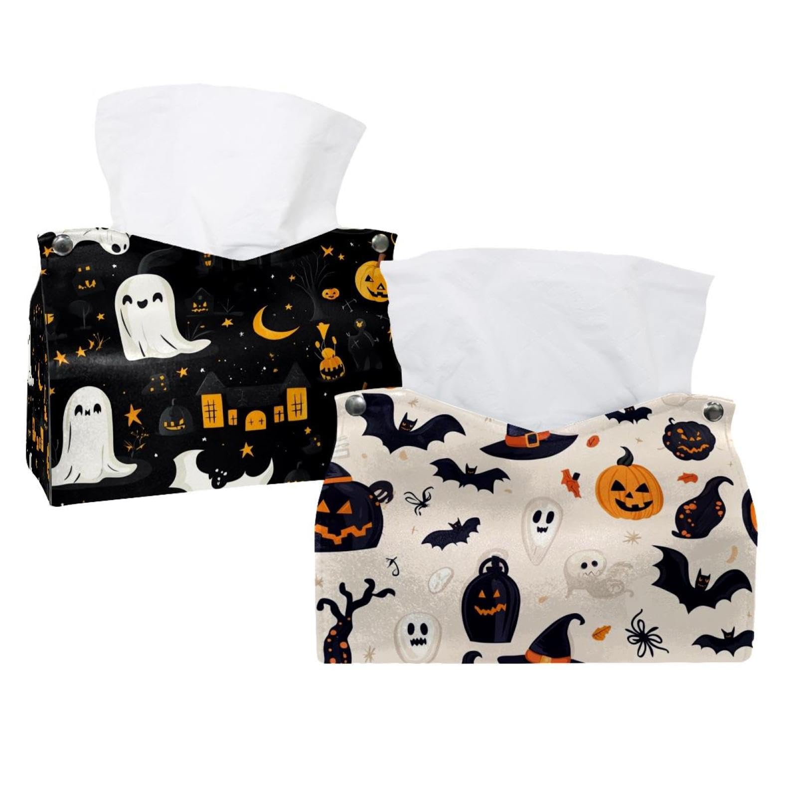 Boîtes à mouchoirs d'Halloween pour décorer votre salon et salle de bain