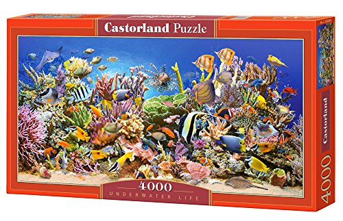 Preisvergleich Produktbild Castorland C-400089-2 Underwater Life,Puzzle 4000 Teile, Red