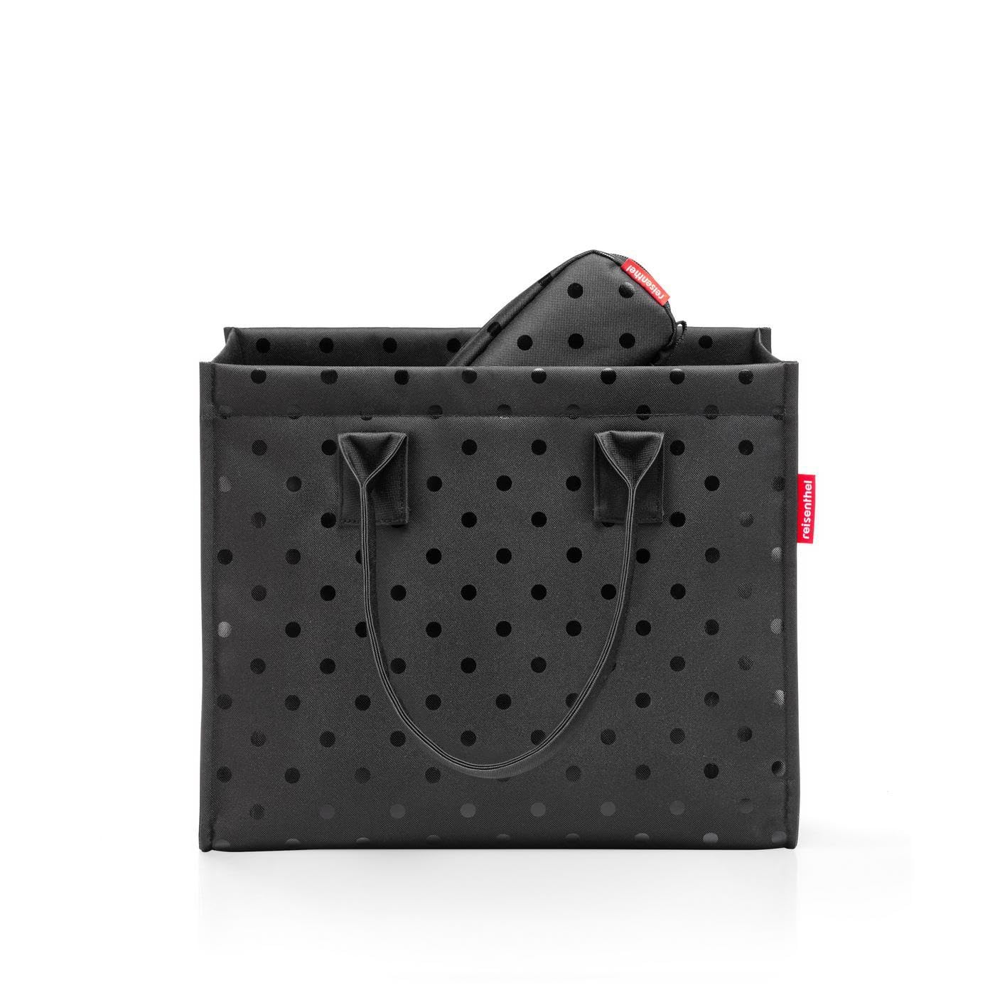 reisenthel daily shopper set glossy dots black - Unser Geschenkset aus Daily shopper und multicase – das perfekte Geschenk für die Feiertage!