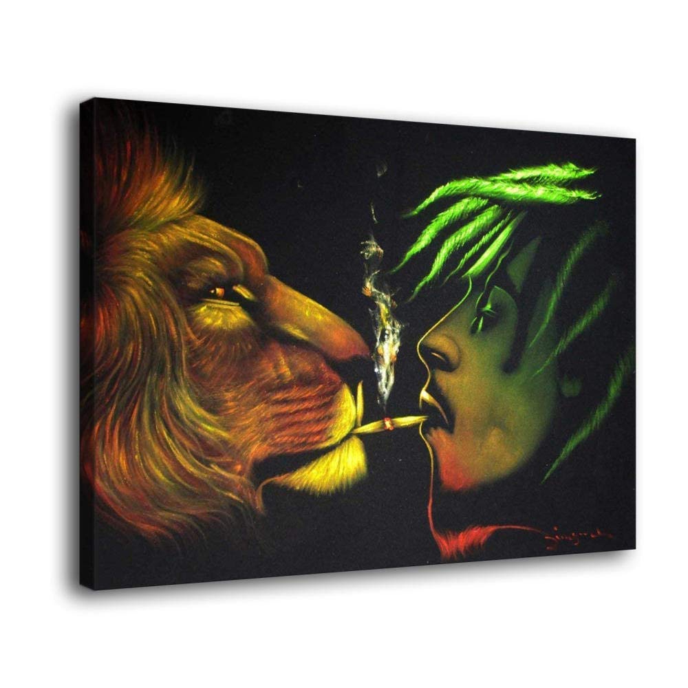 Poster Di Luce Nera Di Bob Marley Bob Marley Poster Artistico Robert