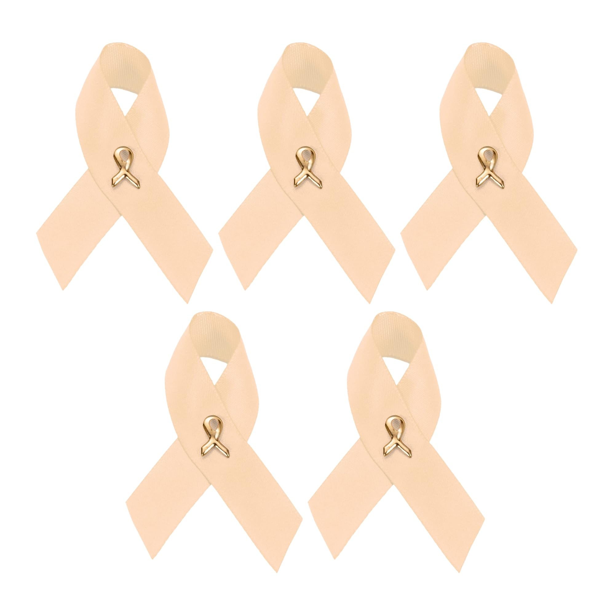 1/2/5/10/25/50/100pcs Satin Awareness Ribbon Pins (Pick your color), for Cancer &amp; Disease Awareness, Bulk Quantities for Fundraising, Events, Gift Giving