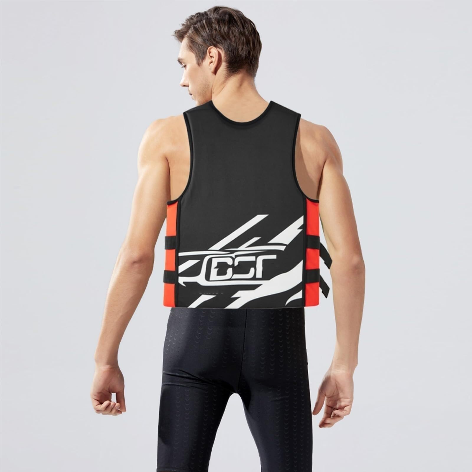 Chaleco de Surf de Neopreno for Adultos, Chaleco de Surf Ajustable con Cremallera Lateral for Kayak, Snorkel, Deportes Acuáticos