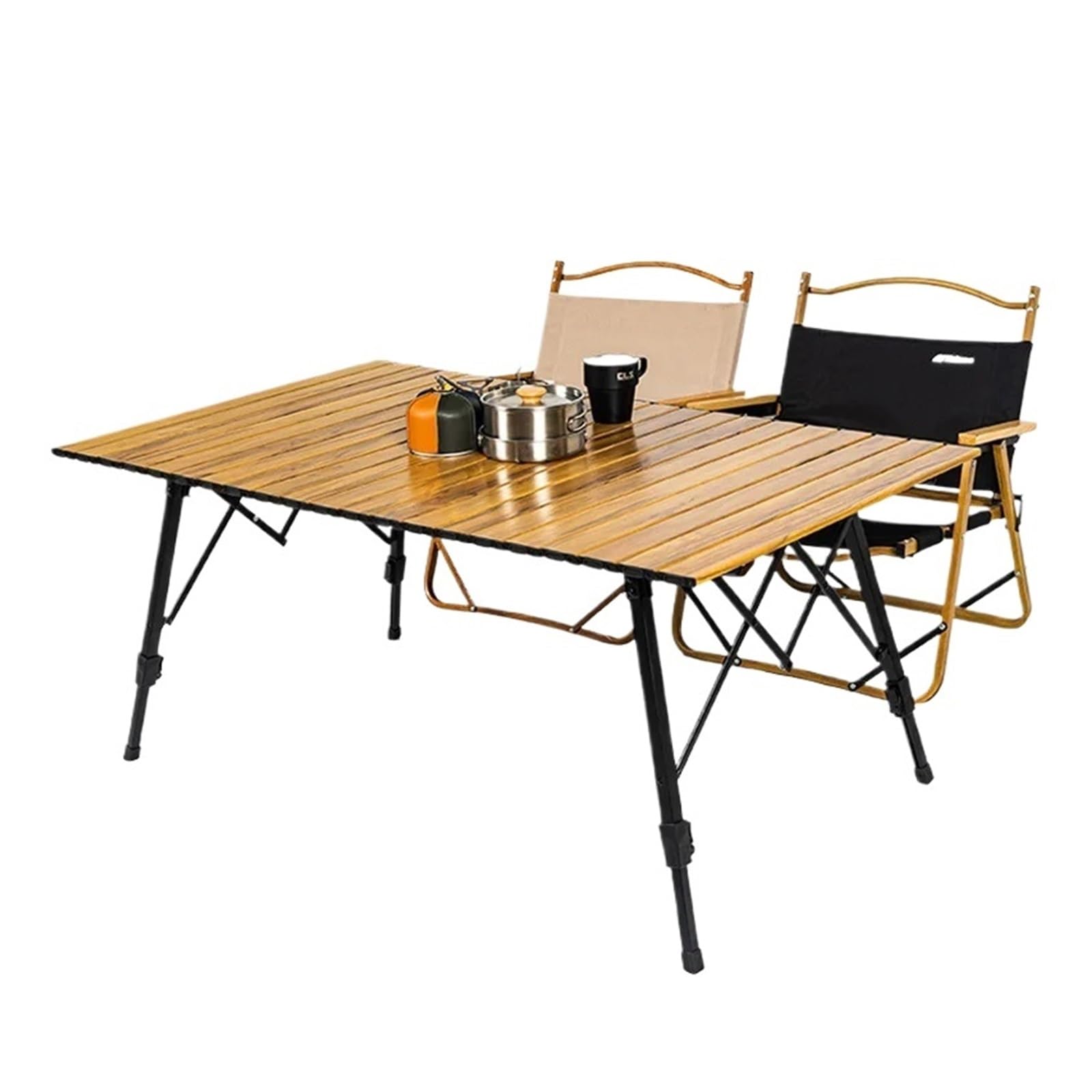 Table de camping pliante en alliage d'aluminium blanc haute résistance