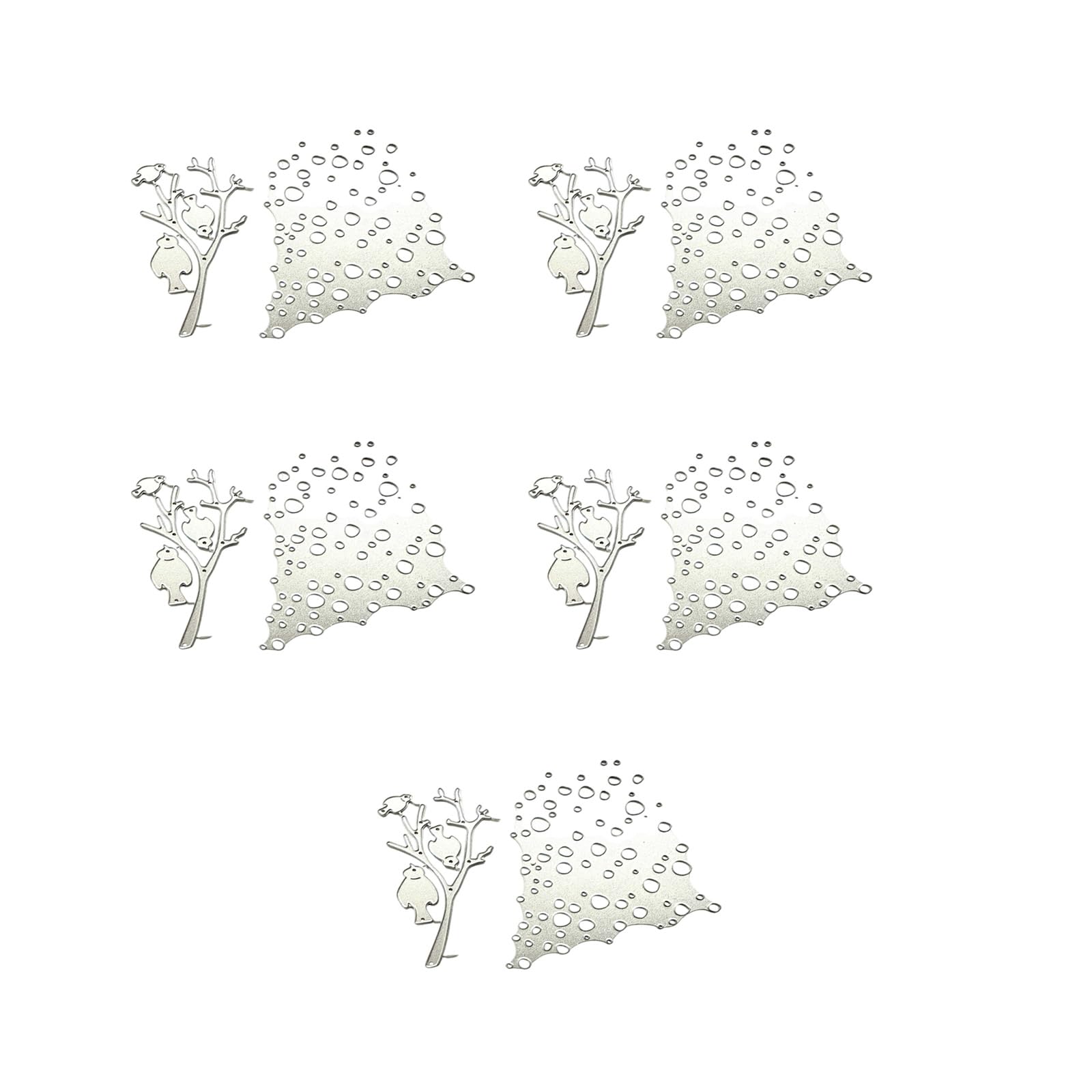 Xinsheinelry 5Pcs Scrapbooking Cutting Dies Carbon Steel Cutting Dies Embossing Die Cut Stencils for Scrapbooking Card Making Carbon Steel Die Cut
