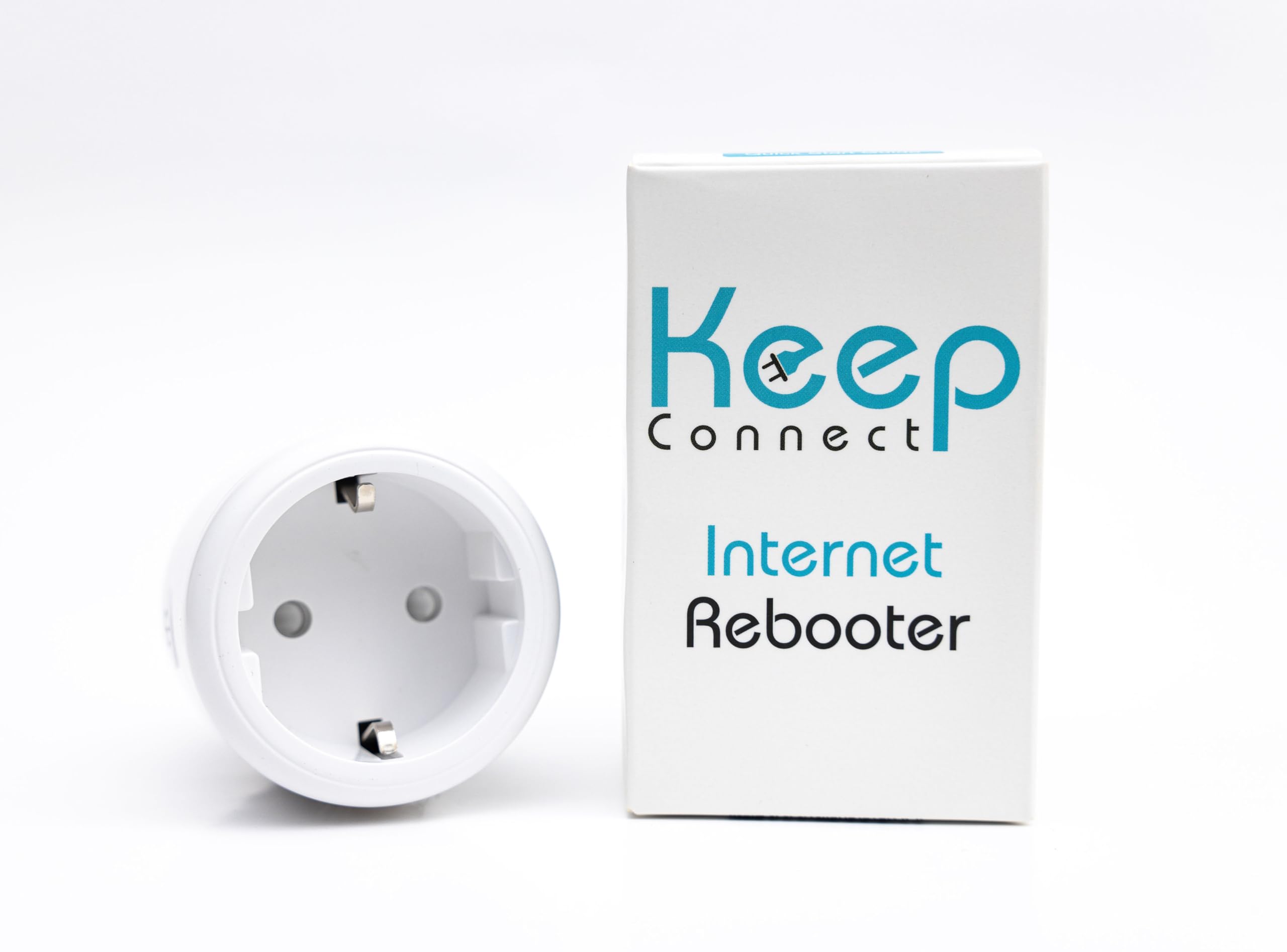 Router Wi-Fi Reset Device, Monitors Connectivity and Resets, gdy jest to wymagane. Nie wymaga aplikacji. Jeśli wejdziesz do numeru telefonu, wysyła tekst po zresetowaniu.