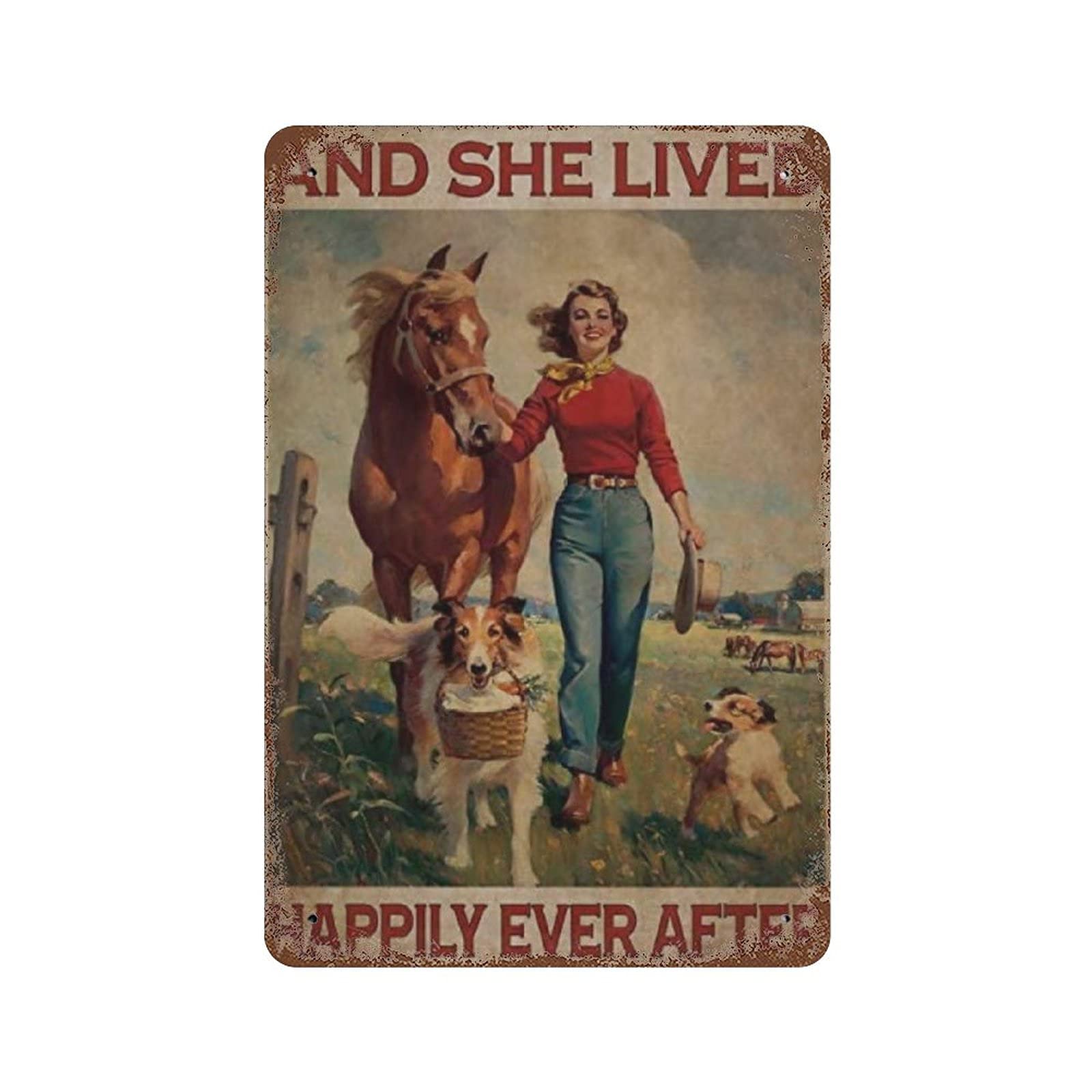 Chicken Coop Farm Fresh Eggs Retro Metal Iron Painting Tin Sign Wall Decor Poster Vintage Aluminum Plaque 11.8"x15.7"