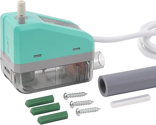 Miniatura 8 de WATNOVA Mini bomba de condensado universal dividida, 100-240 V, 6.9 GPH, mini bomba dividida de elevación de 29 pies, depósito extraíble y montaje