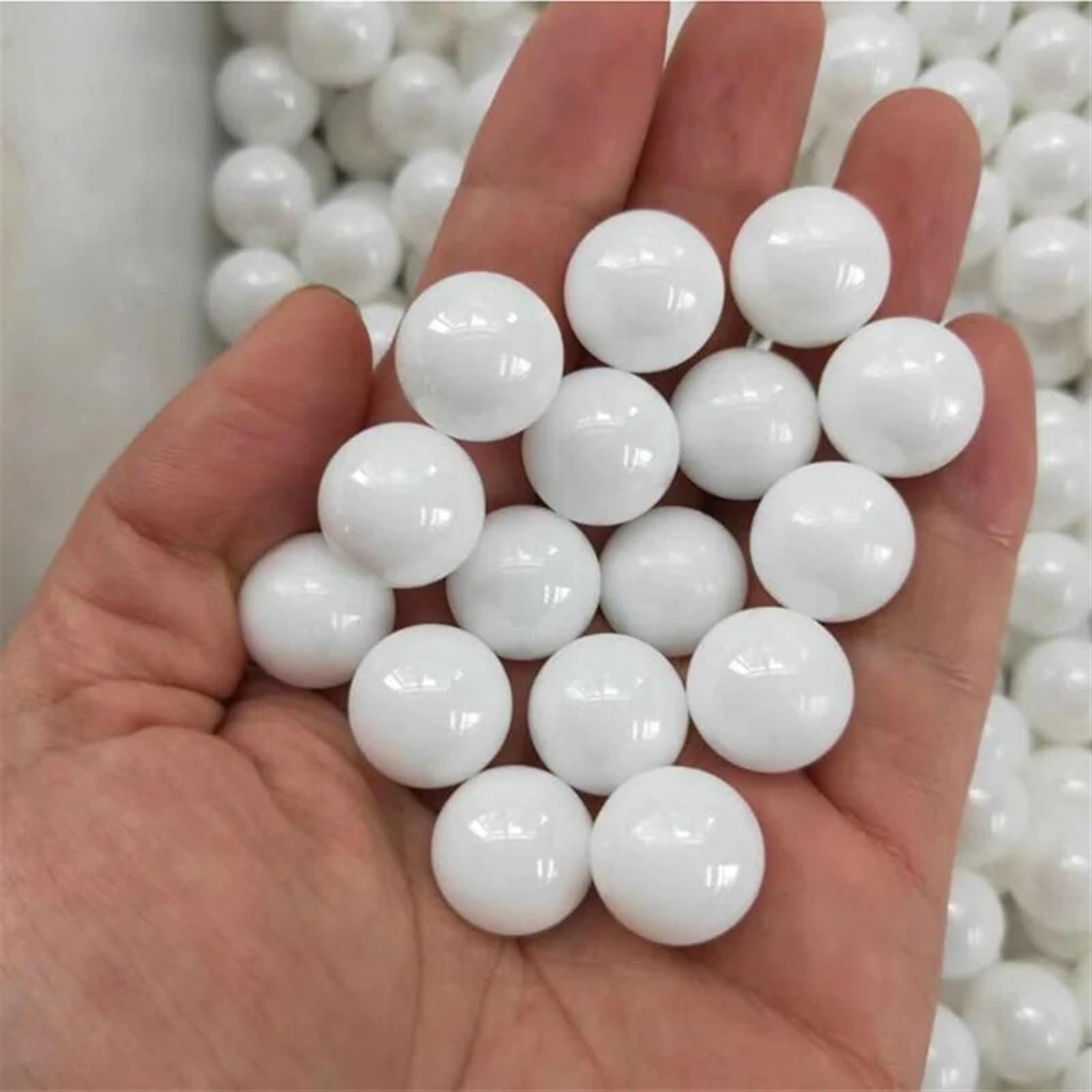 Lot de 10 Billes de roulement en céramique de 1,5 mm de diamètre, 2 mm - 9,525 mm, Billes Rondes Lisses en oxyde de Zirconium(8mm)