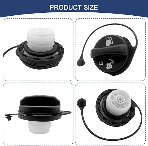 Miniatura 4 de Tapa de gasolina, tapa de combustible, cubierta de llenado de tanque de combustible para automóvil, accesorios de automóvil para Chevy GMC Silverado