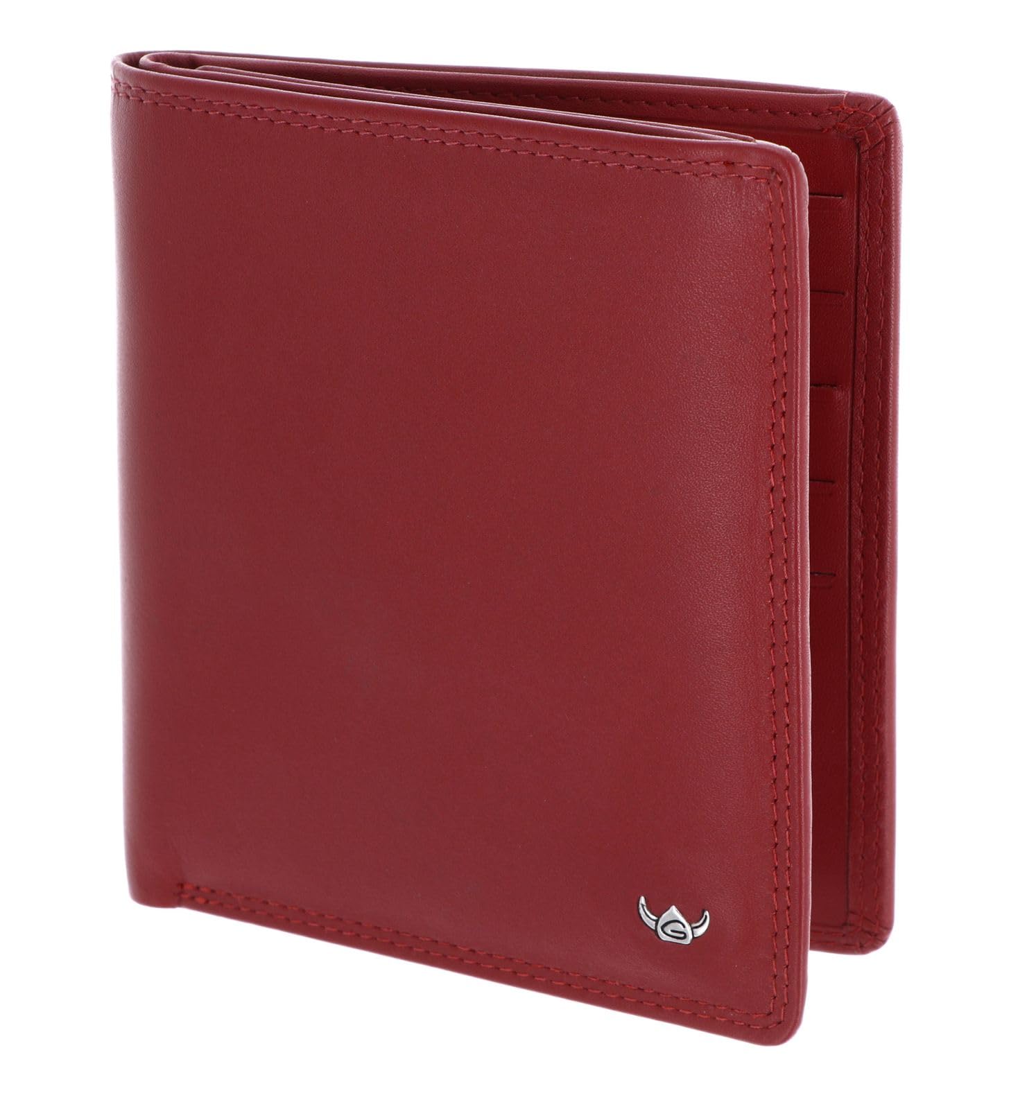 Golden Head RFID Protect Kombischeintasche Ohne Münzfach Polo 1255, Rot, Taille unique, Nowoczesny i wyrafinowany