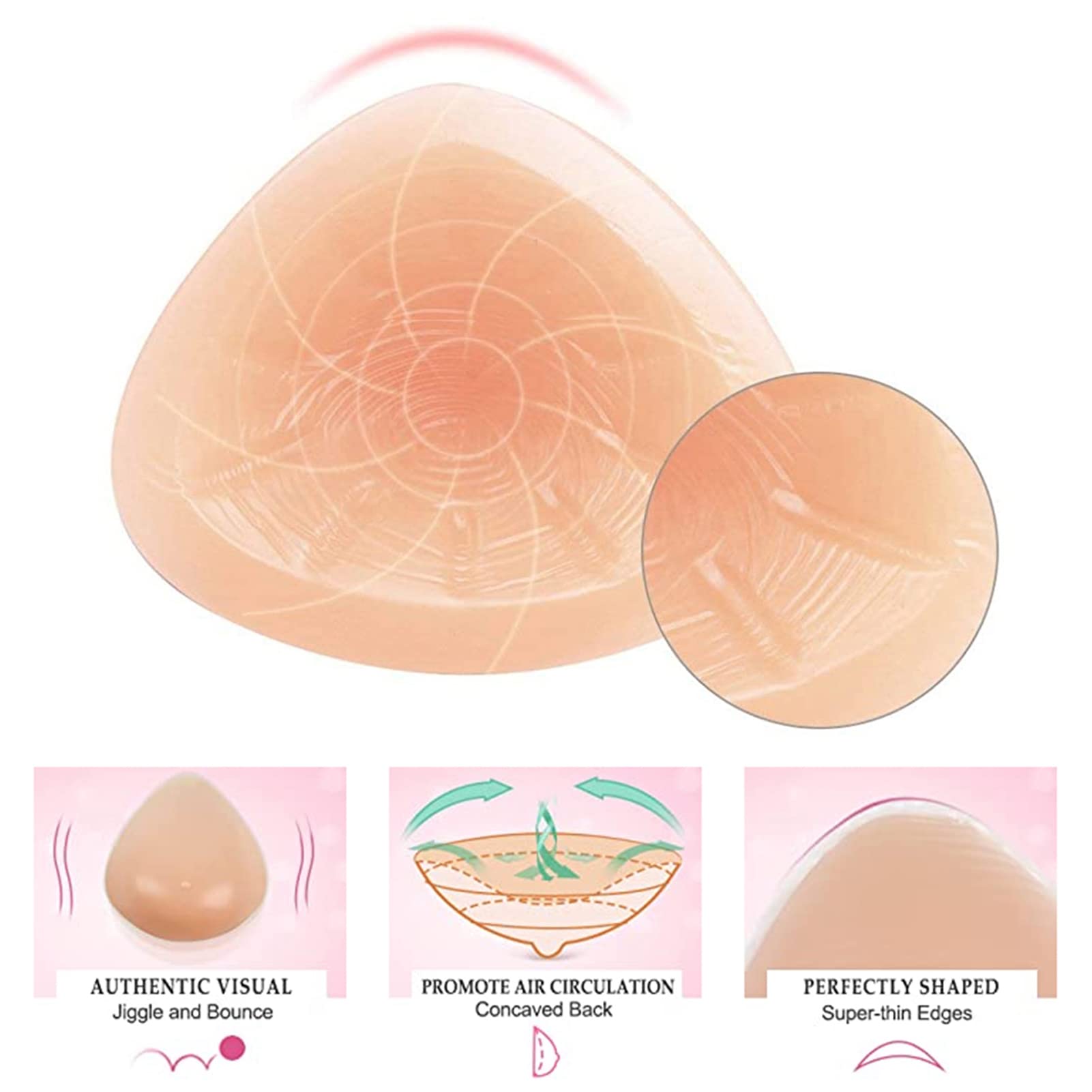 NORFULL Silicone Forma Del Seno Mastectomia Protesi