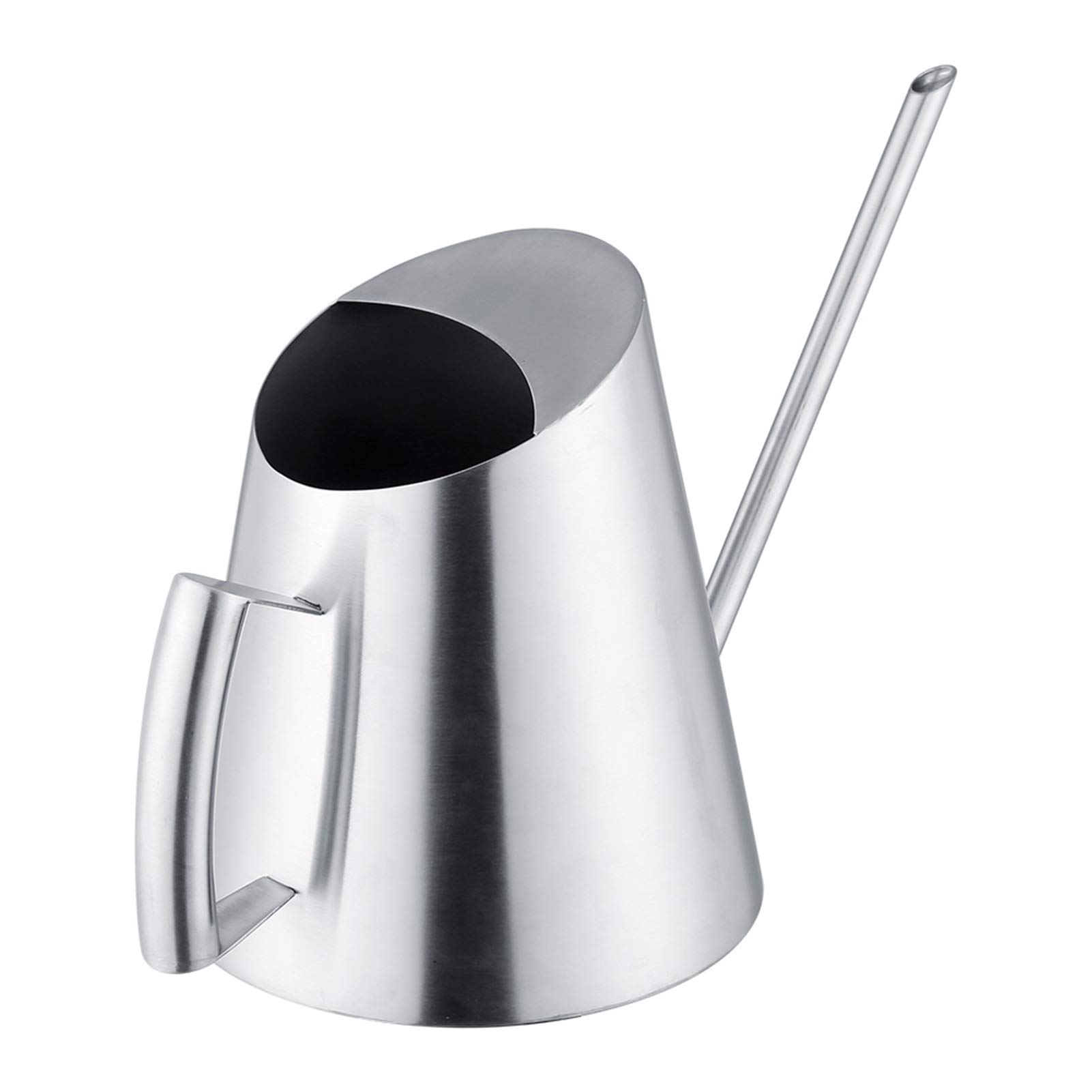 Arrosoir en métal - 2,5 l - Arrosoir en acier inoxydable - Arrosoir pour plantes de jardin