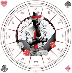 Toalha Tecido Jogo Baralho Leitura Zé Pelintra 70 x 70 cm