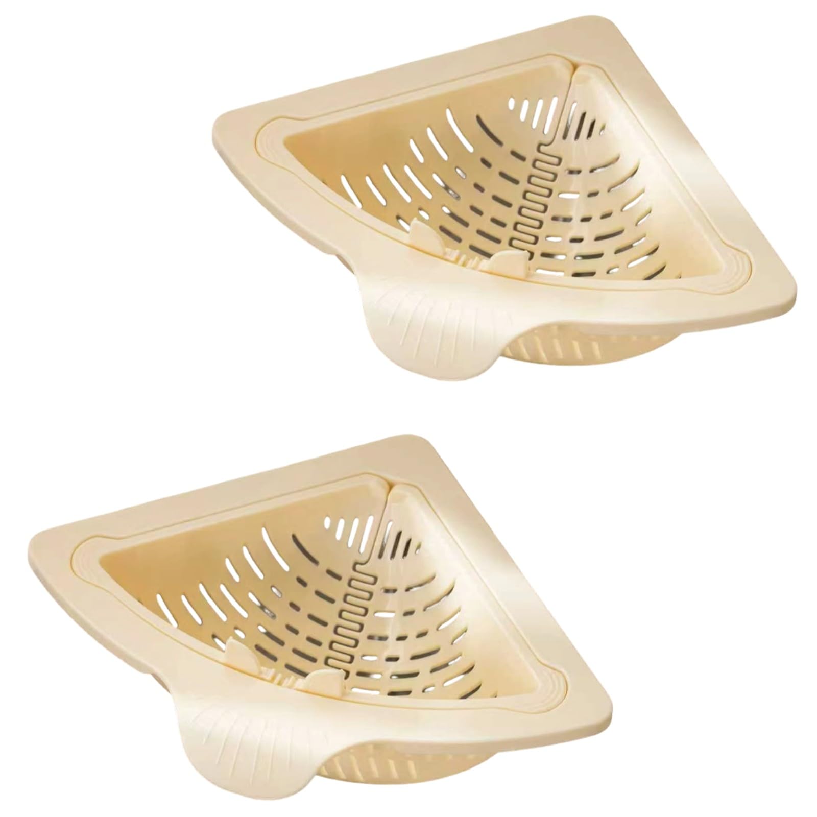 Beimus H Efficient Vegetable Draining Basket Triangular Design For Sink Corner Twist Open Bottom Strainer Food Catcher Multipurpose Strainer Basket