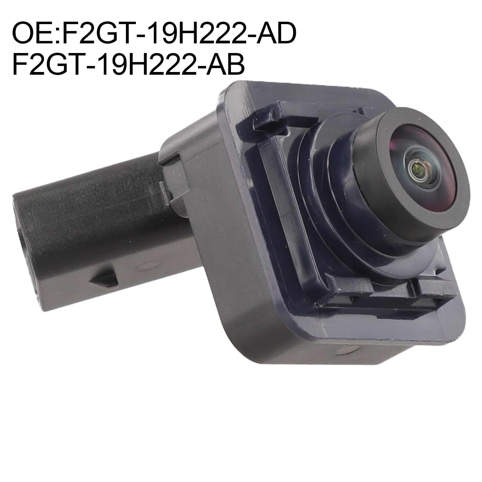 ReachMall Cámara de aparcamiento frontal F2GT-19H222-AD ABS para Ford Edge 2015 2016, repuesto de cara frontal, unidad negra