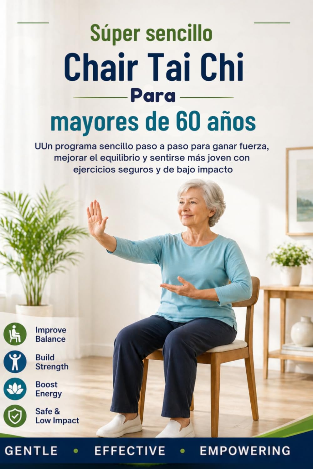 Tai chi súper sencillo para mayores de 60 años: Un programa sencillo paso a paso para ganar fuerza, mejorar el equilibrio y sentirse más joven con ejercicios seguros y de bajo impacto