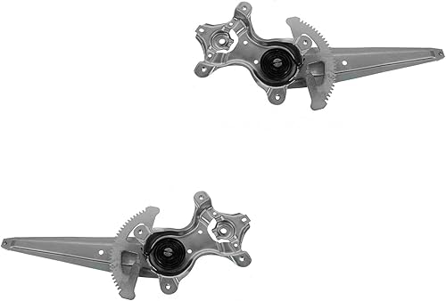 Miniatura 453 de TRQ Juego de elevalunas manual para el lado del conductor y del pasajero compatible con Chevrolet Tracker 1998 1989-1997 Geo 1989-1998 Suzuki