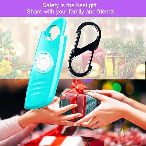 Miniatura 4 de FA FIGHTART Alarma de seguridad personal para mujeres, luz estroboscópica de sonido de 140 db con dispositivos de llavero para mujeres y hombres