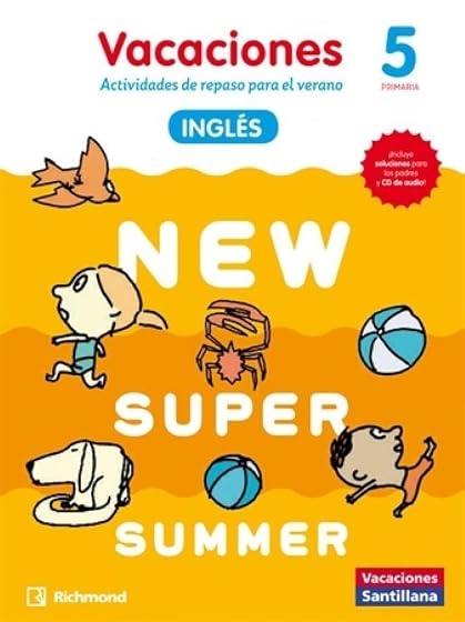 New Super Summer 5º Educacion Primaria Sb+cd