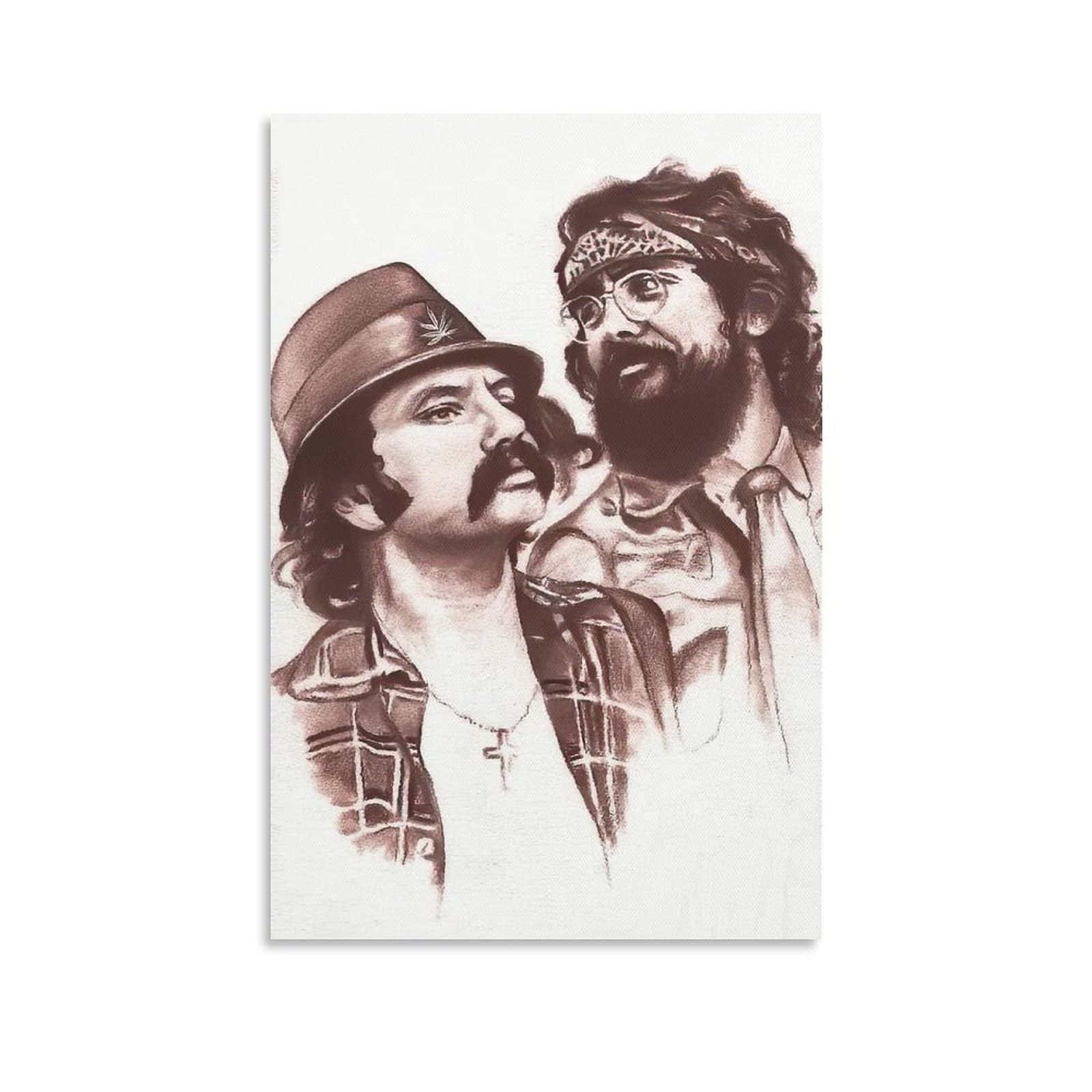 TAILIAN Cheech And Chong Poster Wit Wall Art Picture Painting Poster Canvas Print Posters Artworks Bedroom Living Room Decor 08x12inch(20x30cm)