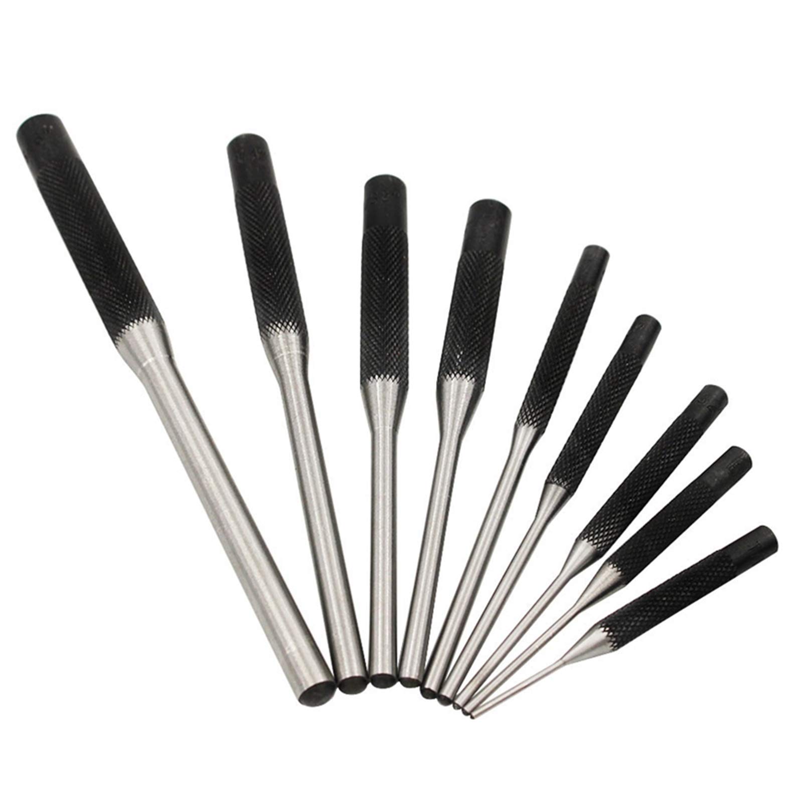 Buy Tools Roll Pin Punch Set 9Pcs Steel Multi Size Round Head Pins