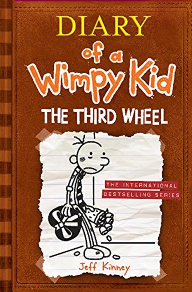 Diary of a wimpy kid 7 the third wheel by Jeff Kinney PAPERBACK 9781419709197